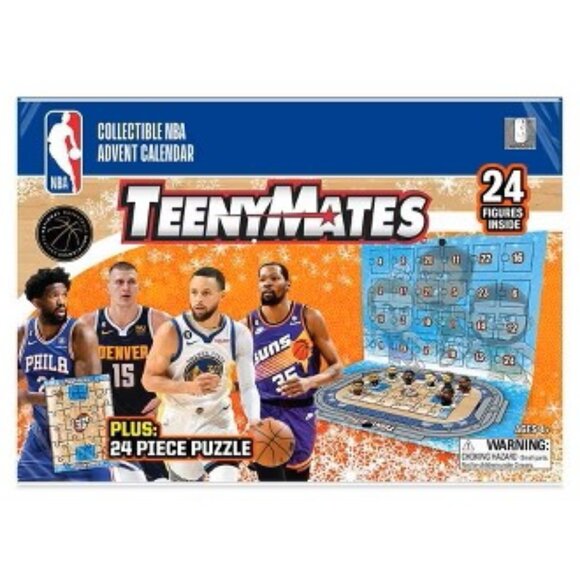 TeenyMates NBA Collectible Advent Calendar NIB Sealed - Picture 1 of 2